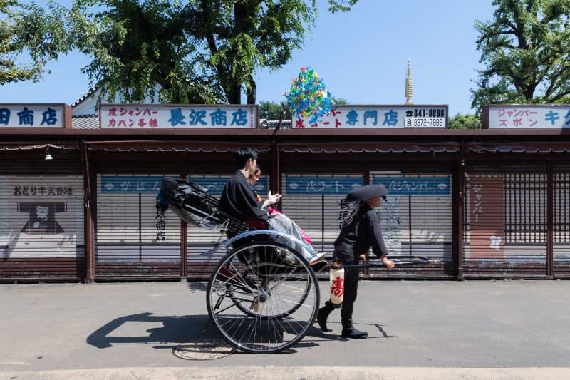 人力車で浅草周遊！
