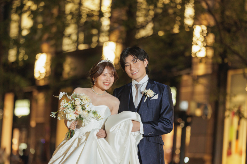 丸の内と東京駅の夜景フォト