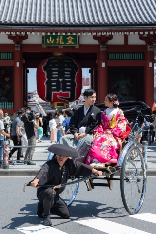 人力車で浅草周遊！