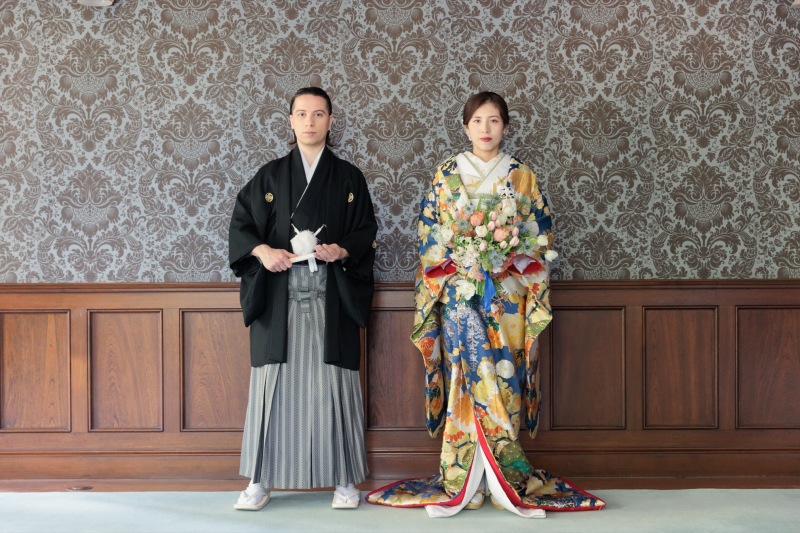 和装でも撮影できる旧古河邸