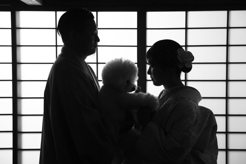 ワンちゃんと一緒に♫