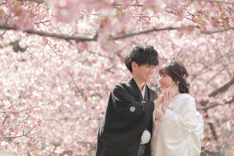 河津桜と一緒に素敵な写真を残しましょう♫