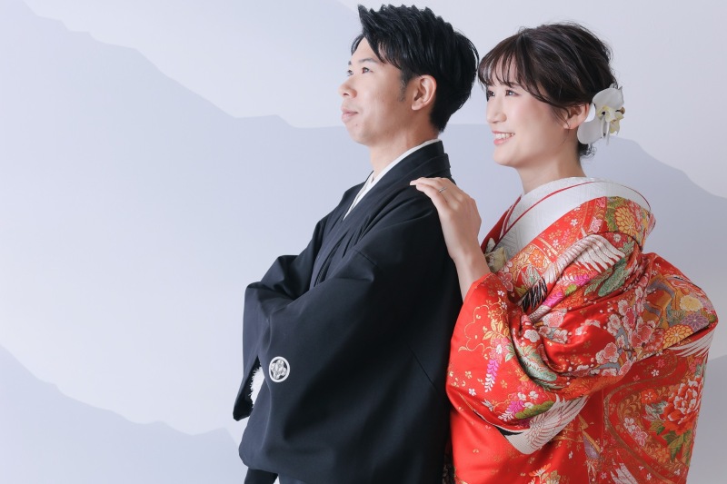 和装から洋装 ヘアスタイルチェンジ