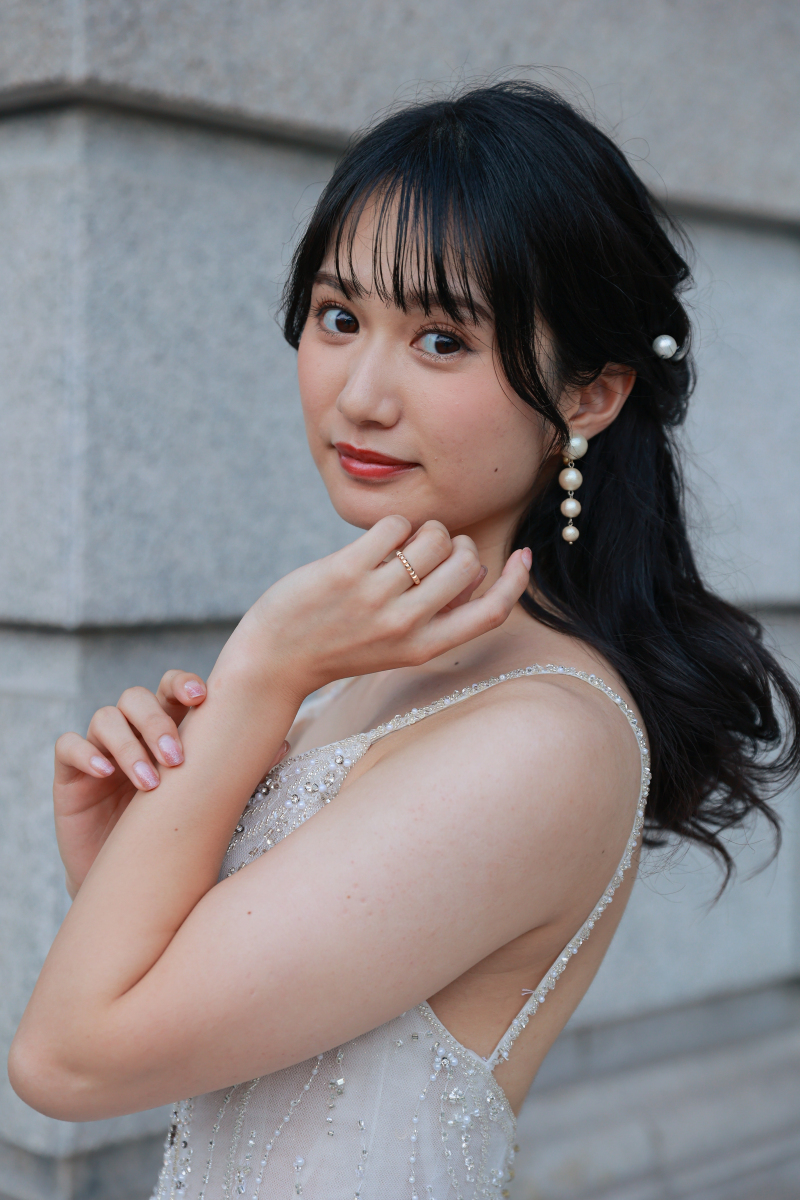 東京駅　夜景撮影ヘアメイク