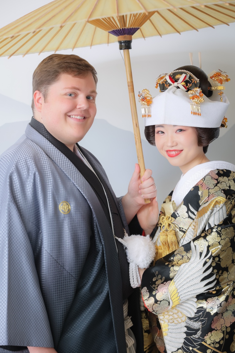 角隠しで優美に和装撮影