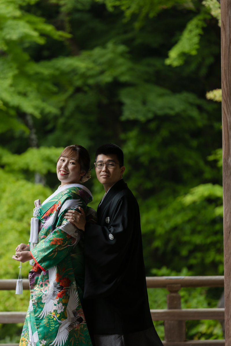 雨でも映える!新緑の妙本寺撮影