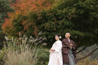 秋の富士で和装ロケーション！