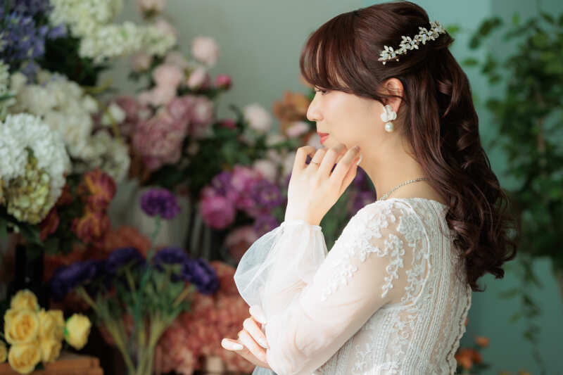 和装ヘアから洋装ヘアにチェンジ！