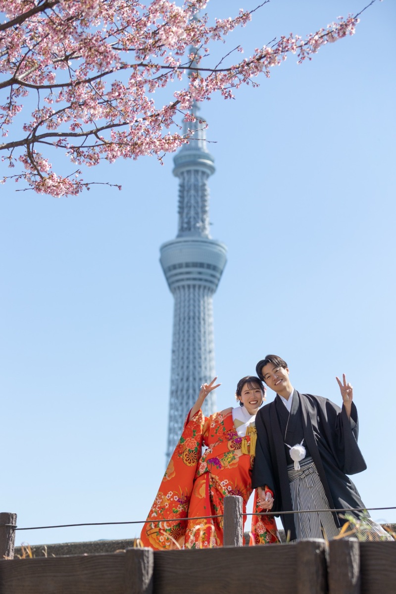 桜の季節！春の浅草周遊ロケーション