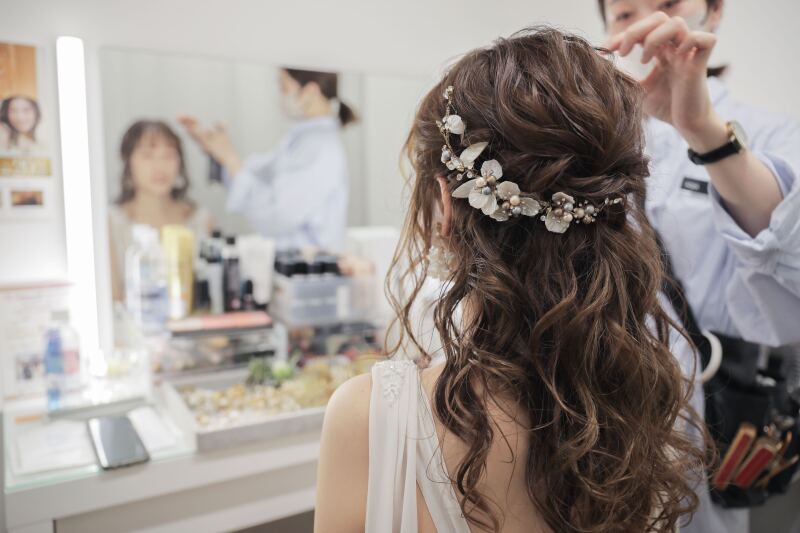 洋装ロケーションのヘアメイクのご紹介！