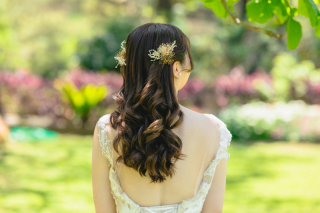 ロケーション撮影ヘアスタイル