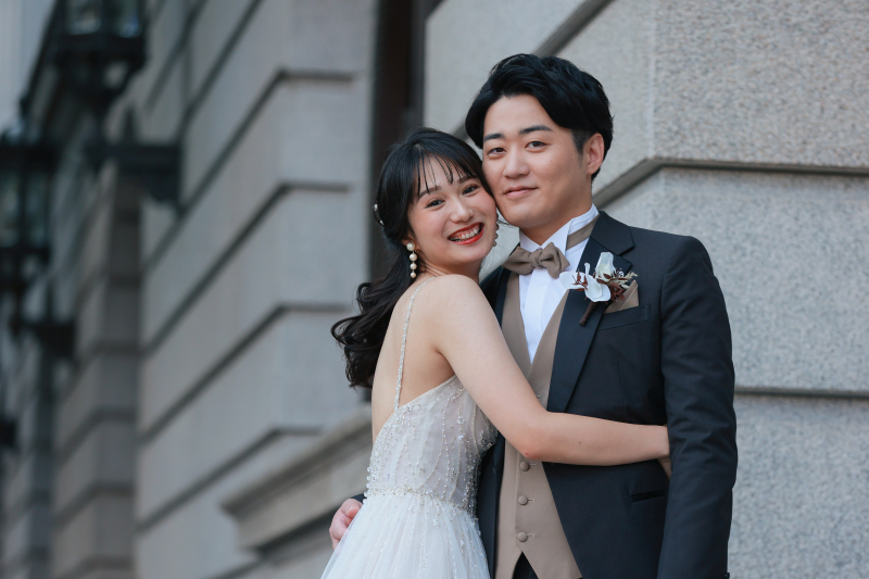 東京駅　夜景撮影ヘアメイク