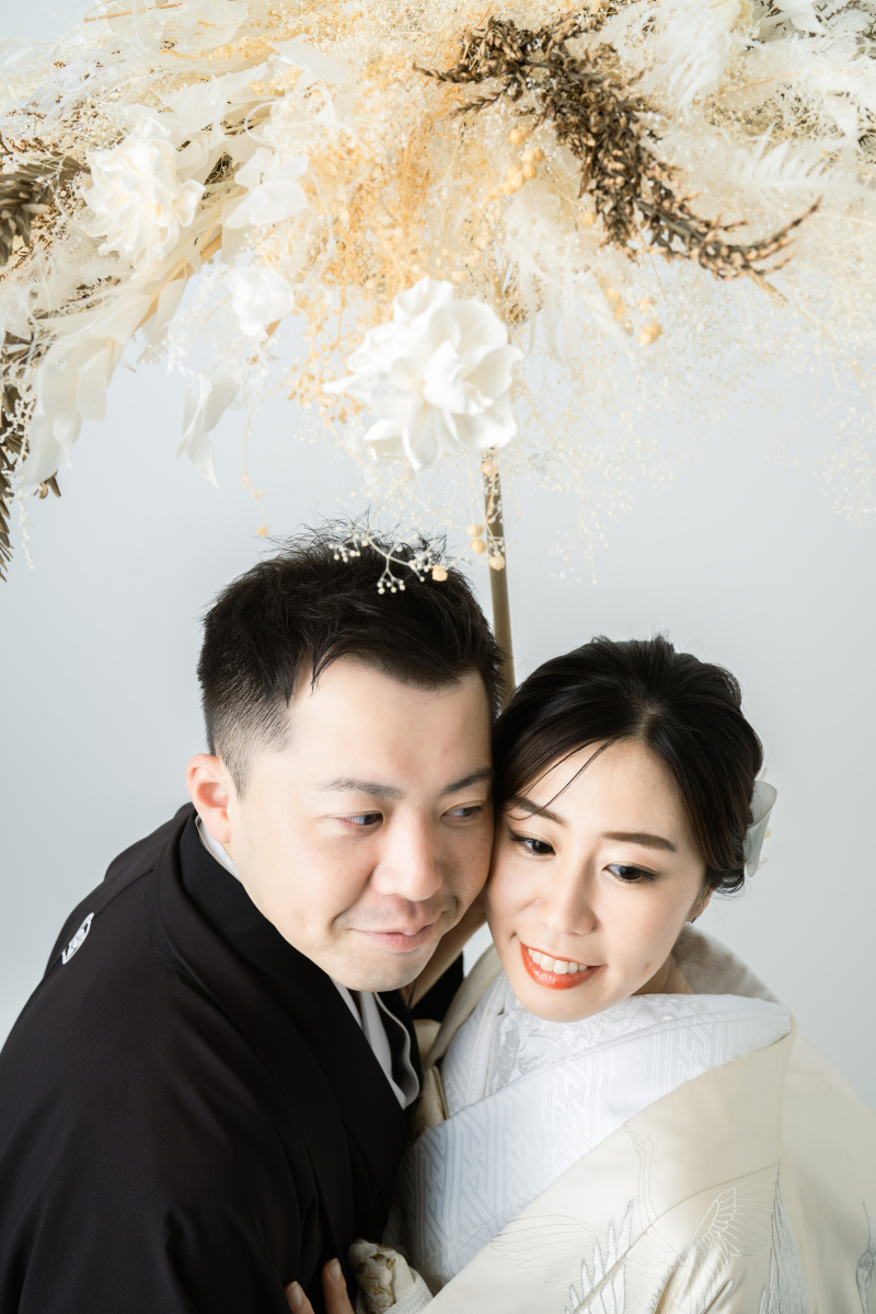 NEW ドライフラワー和傘