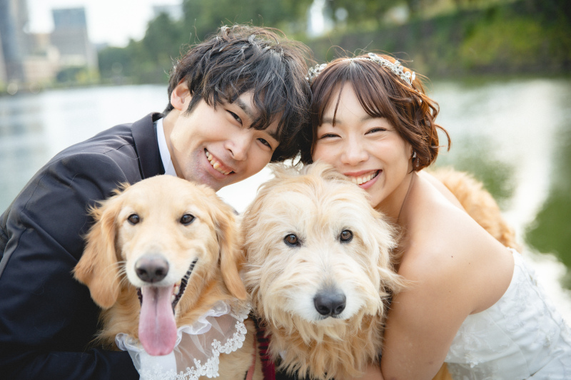 大型犬2匹と東京周遊!