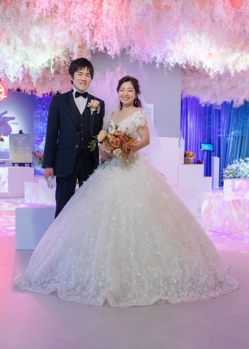 韓国ドレスでロケーション撮影