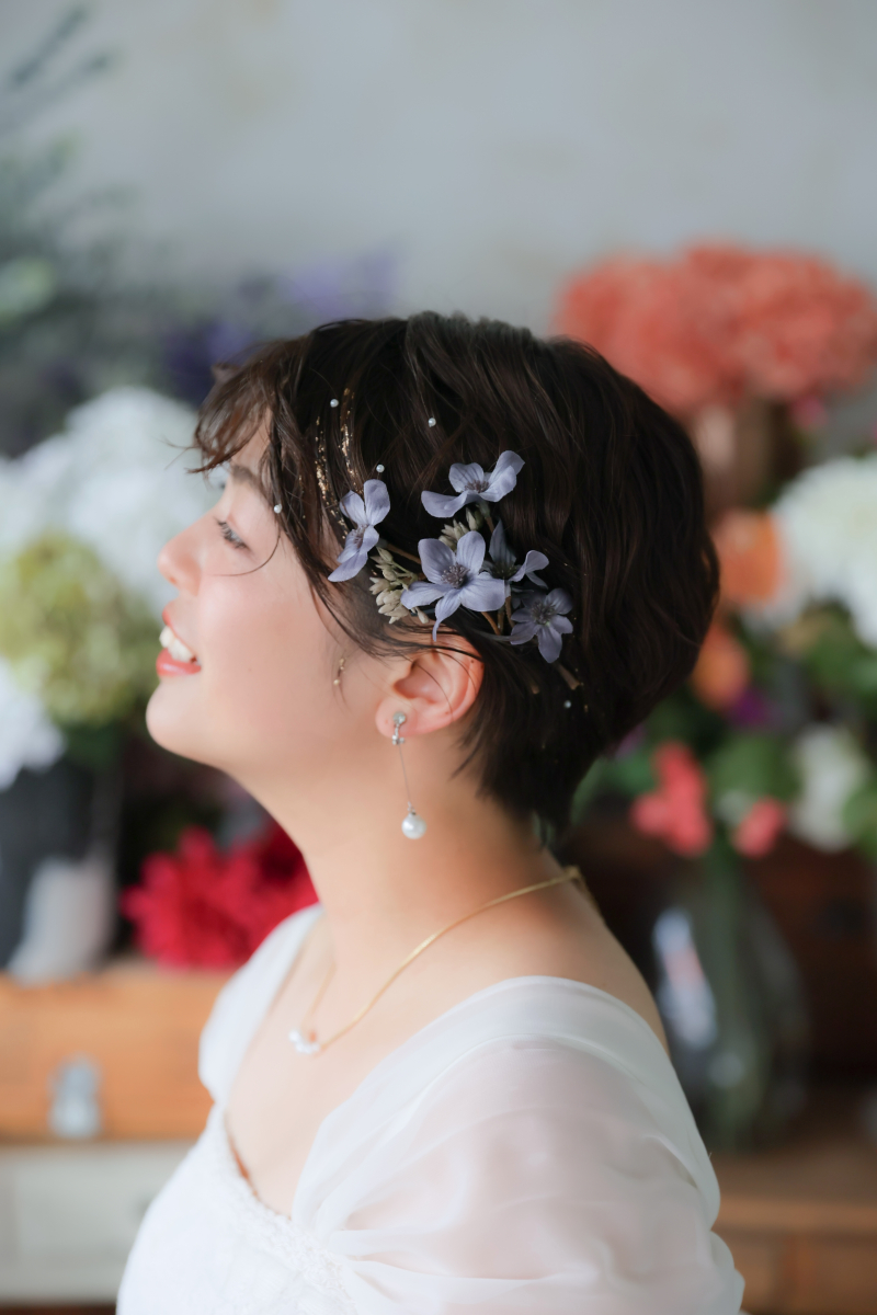 ショートヘア花嫁様必見♡ヘアアレンジ紹介