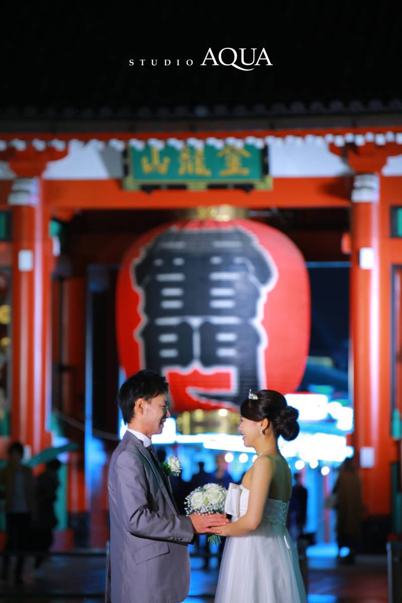 浅草夜景ロケーション撮影