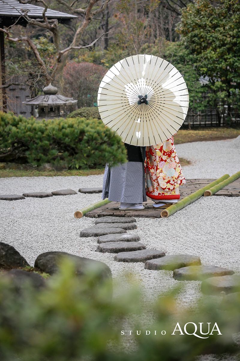 枯山水日本庭園