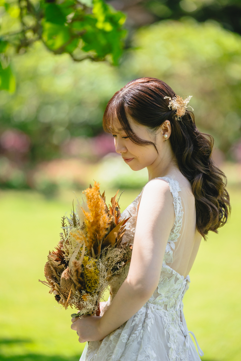 ロケーション撮影ヘアスタイル