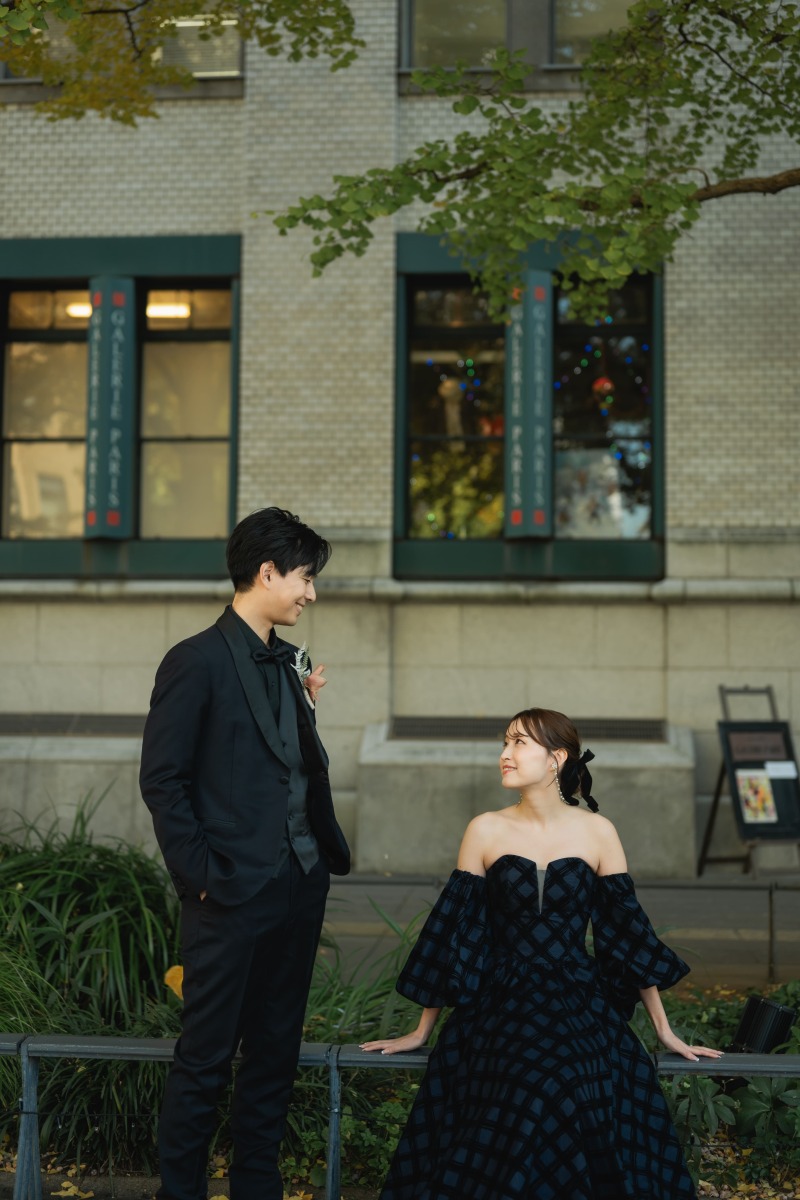 横浜の街でウエディングフォト！