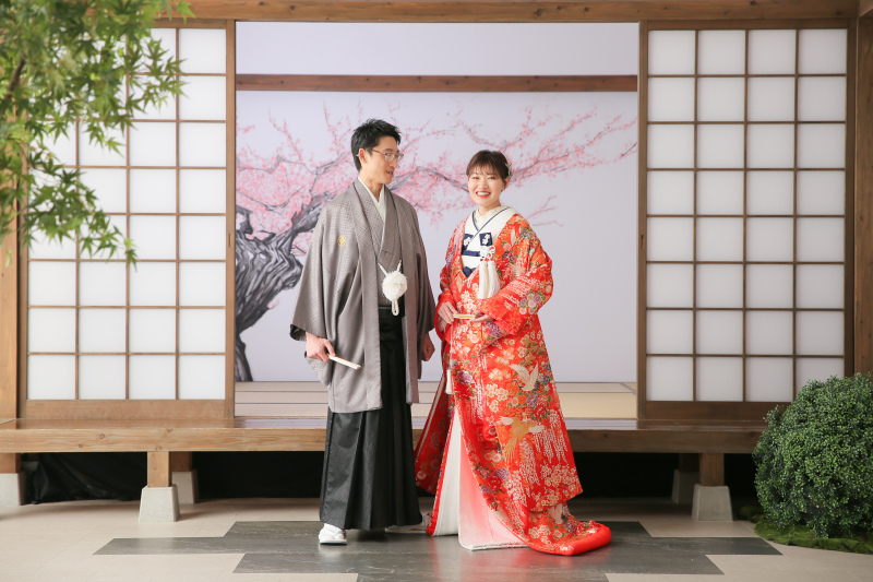 屋内庭園スタジオで外っぽく！