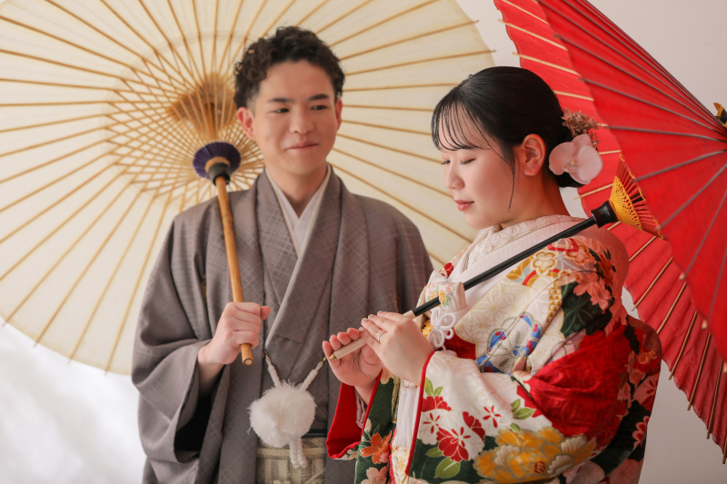 和装×洋装 どちらも叶うスタジオ撮影