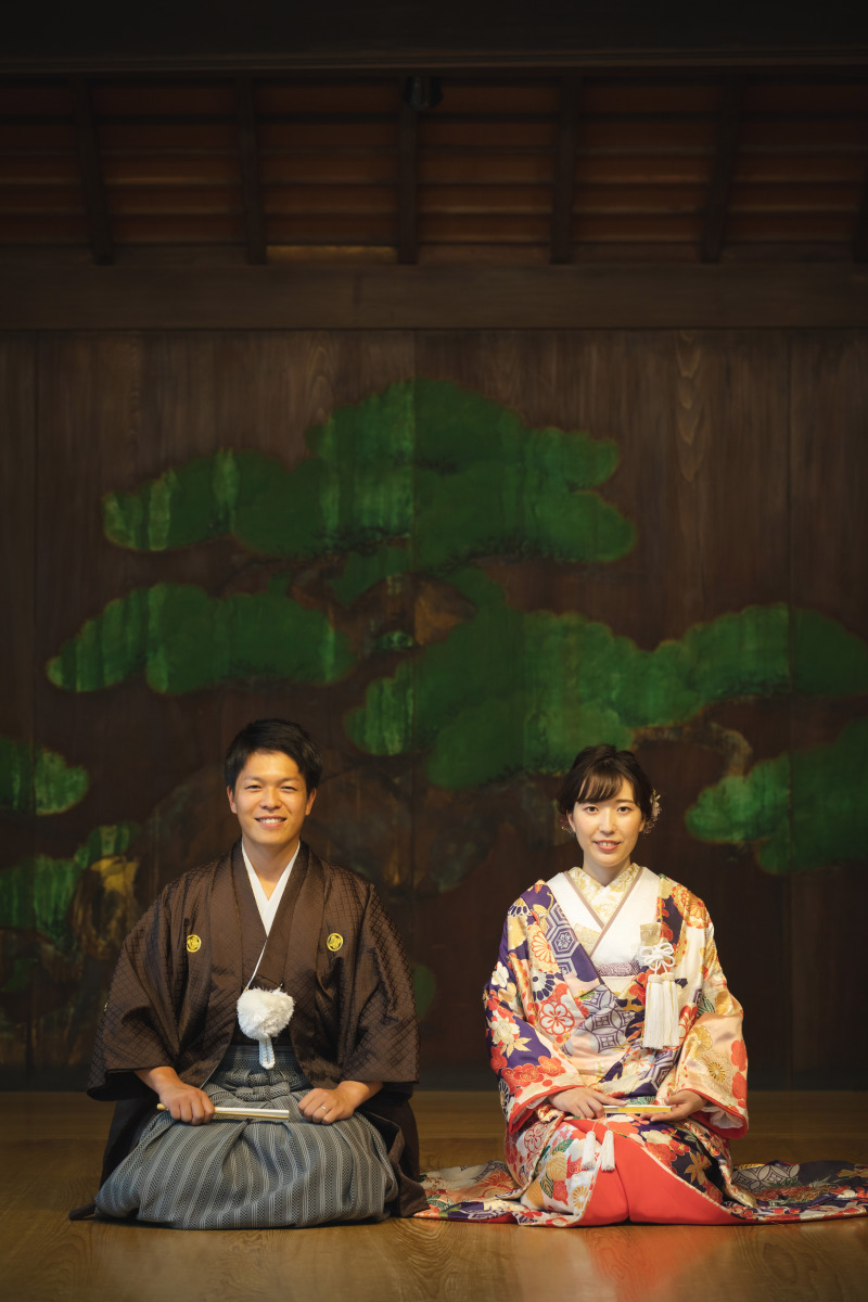 秋霖の久良岐能舞台