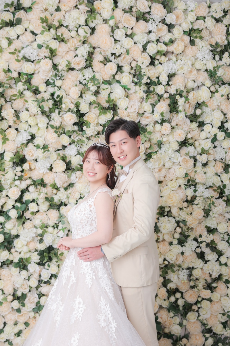 華やかなウエディングフォト♡【洋装ハウススタジオ】