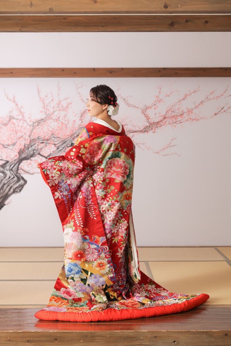 【和装の定番プラン】屋内庭園スタジオのご紹介◎