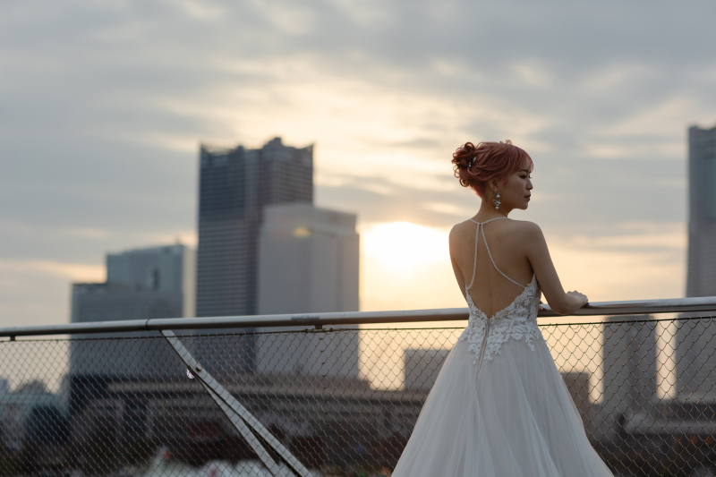 衣装とヘアチェンジでイメージがガラッと変わります！