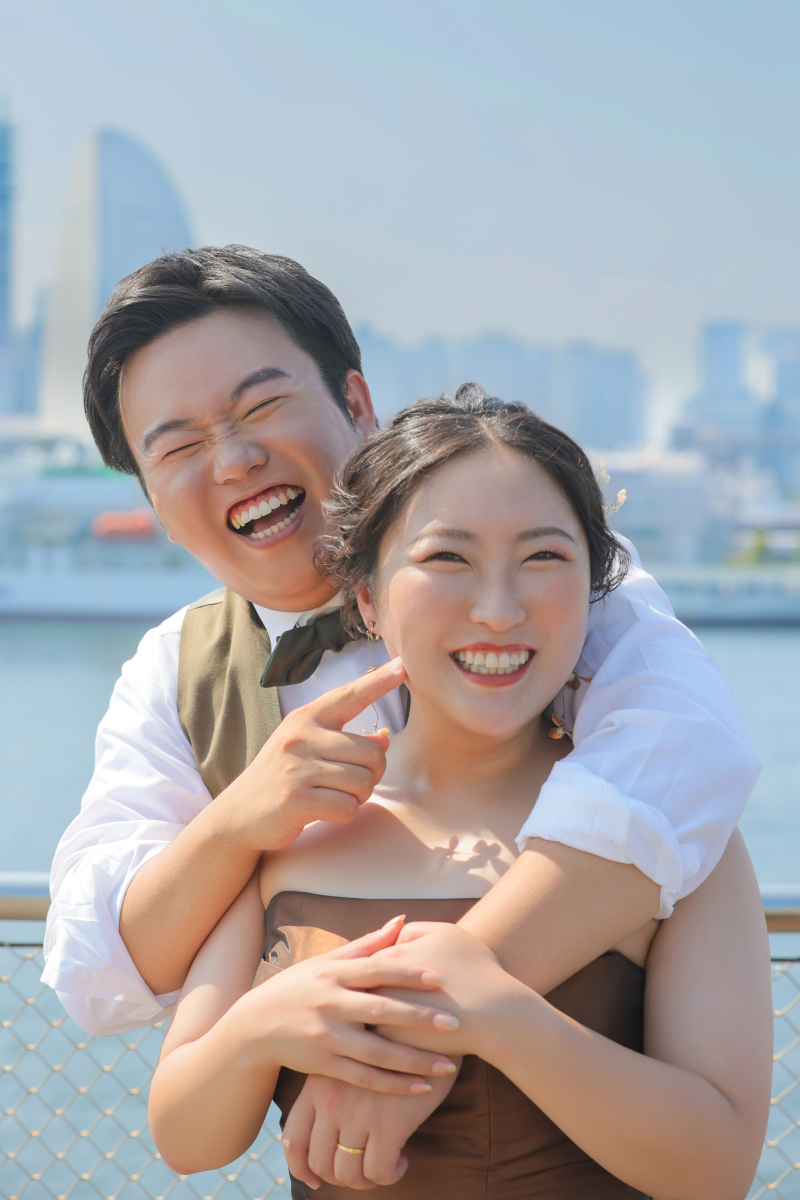 日中の大さん橋で爽やかに！
