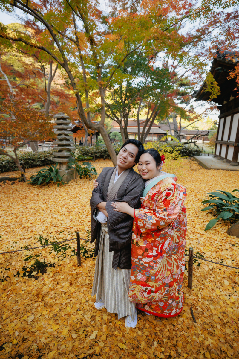 紅葉の綺麗な三溪園