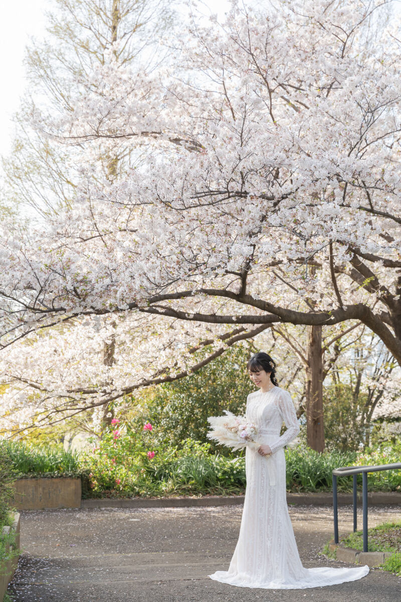 春先の撮影で華やかに◎
