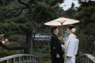 夕暮れも素敵な三溪園ロケーション