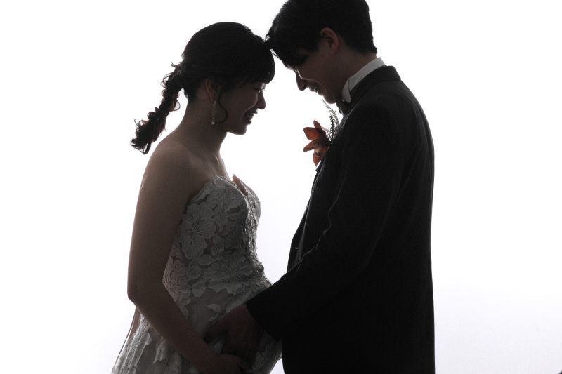 お二人らしいスタジオ撮影！