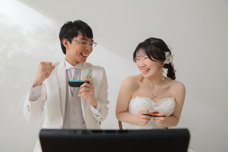 アイテムを使ってお二人らしく!