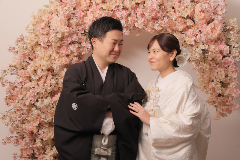 白無垢と和庭園スタジオ