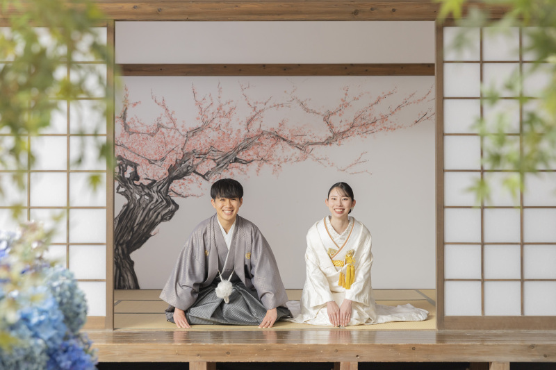 笑顔あふれるスタジオ撮影のひととき