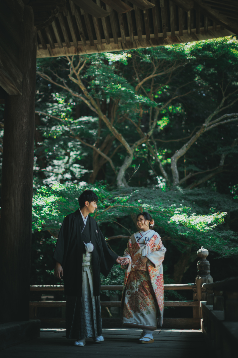 妙本寺と江ノ島の海で和洋ロケーション!