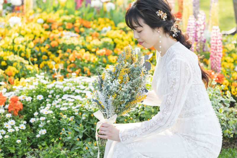 春先の撮影で華やかに◎