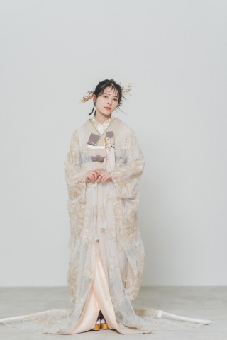 オーガンジーの打掛入荷♡