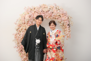 お二人らしさを写真に残す◎【和装スタジオ撮影】