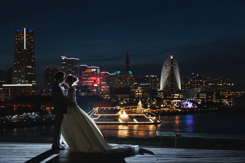 大桟橋夜景撮影◎