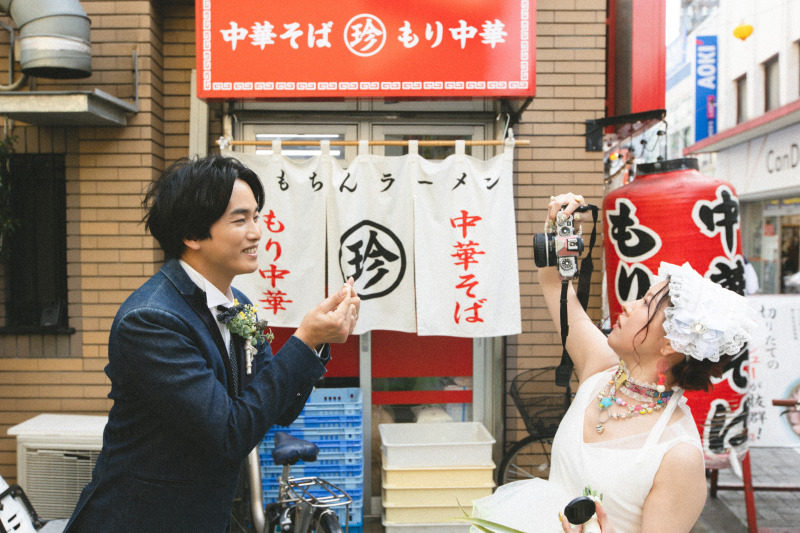 思い出の街で