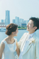 お昼の大桟橋で撮影!!