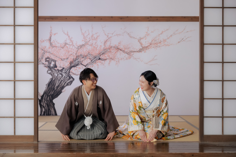 和装屋内庭園！