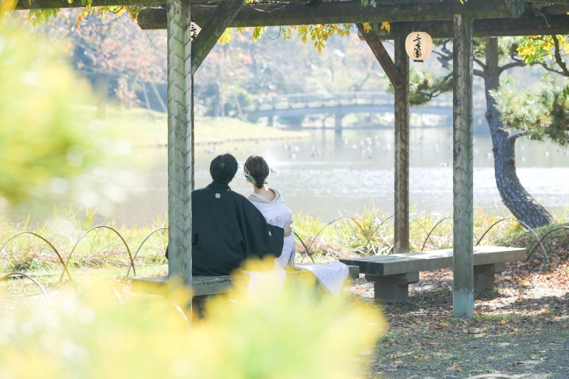 紅葉に笑顔を添えて♪ 『photo by谷沢明美』