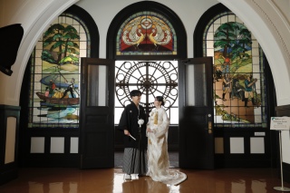 開港記念館 和装ロケーション