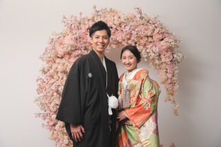 お天気関係なくお外のようなお写真が撮影できます!