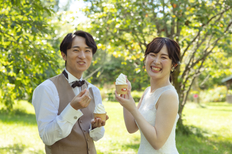 楽しい思い出と一緒にウェディングフォト